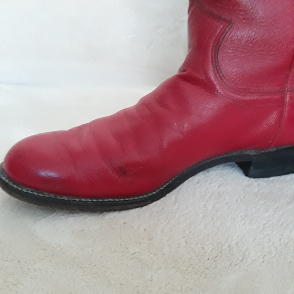 Justin Red Roper Boots - Picture 9 of 11